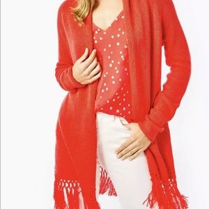NWT Lilly Pulitzer Tatum Cardigan in Ruby Red M